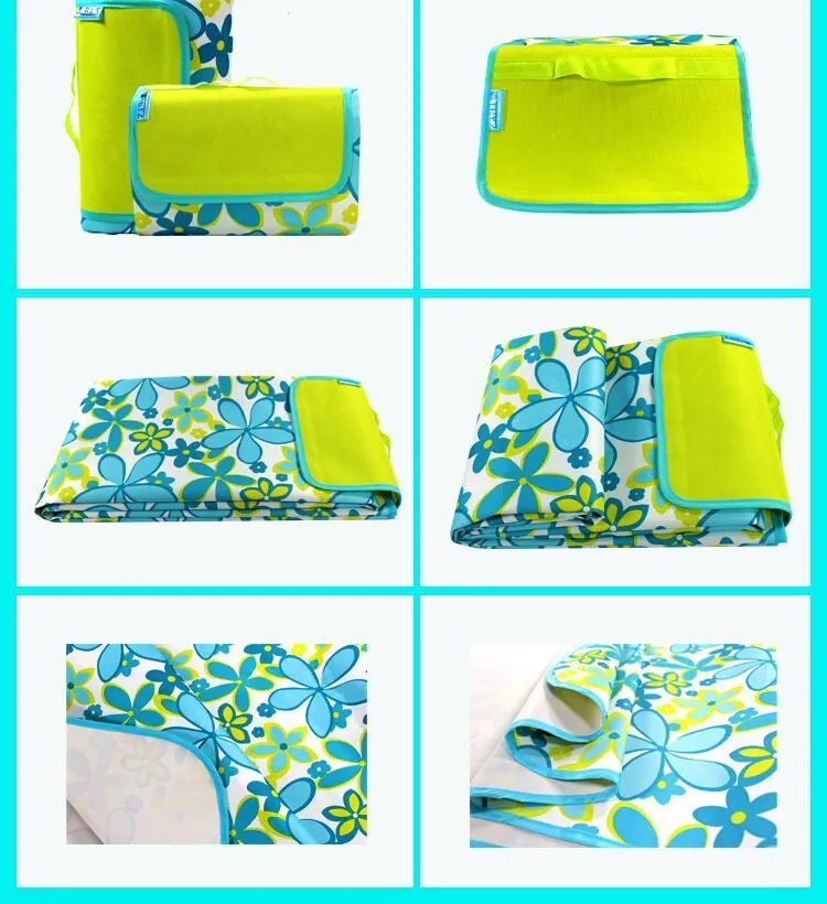 600D Oxford Cloth Outdoor Picnic Mat Picnic Cloth Waterproof Mats Spring Travel Beach Mat, Specifications (length * width): 150*120(Lily)