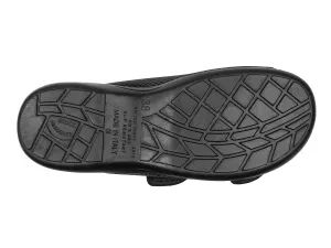Aerosoft Women's & Men's Rehab Stretch Sandal 06, Pressure-Free, Adjustable - Black
