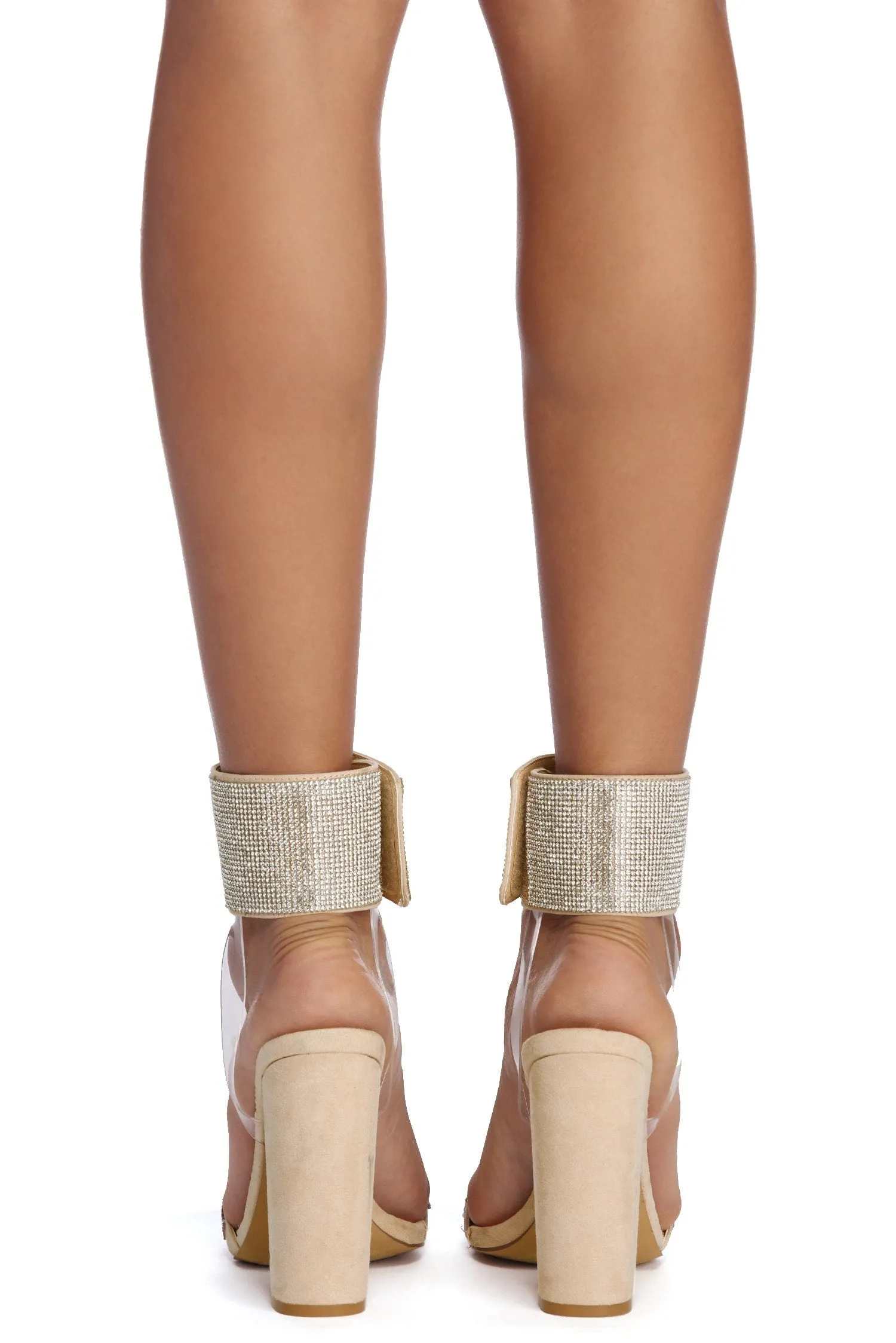 Amozae-Rhinestone Queen Block Heels