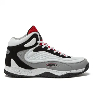 AND 1 JUNIOR PULSE 3.0 WHITE/BLACK BASKETBALL SHOE