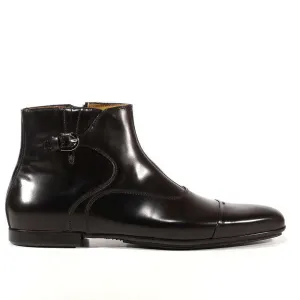 Cesare Paciotti Luxury Italian Men's Designer Shoes Baio Black Leather Boots (CPM3108)