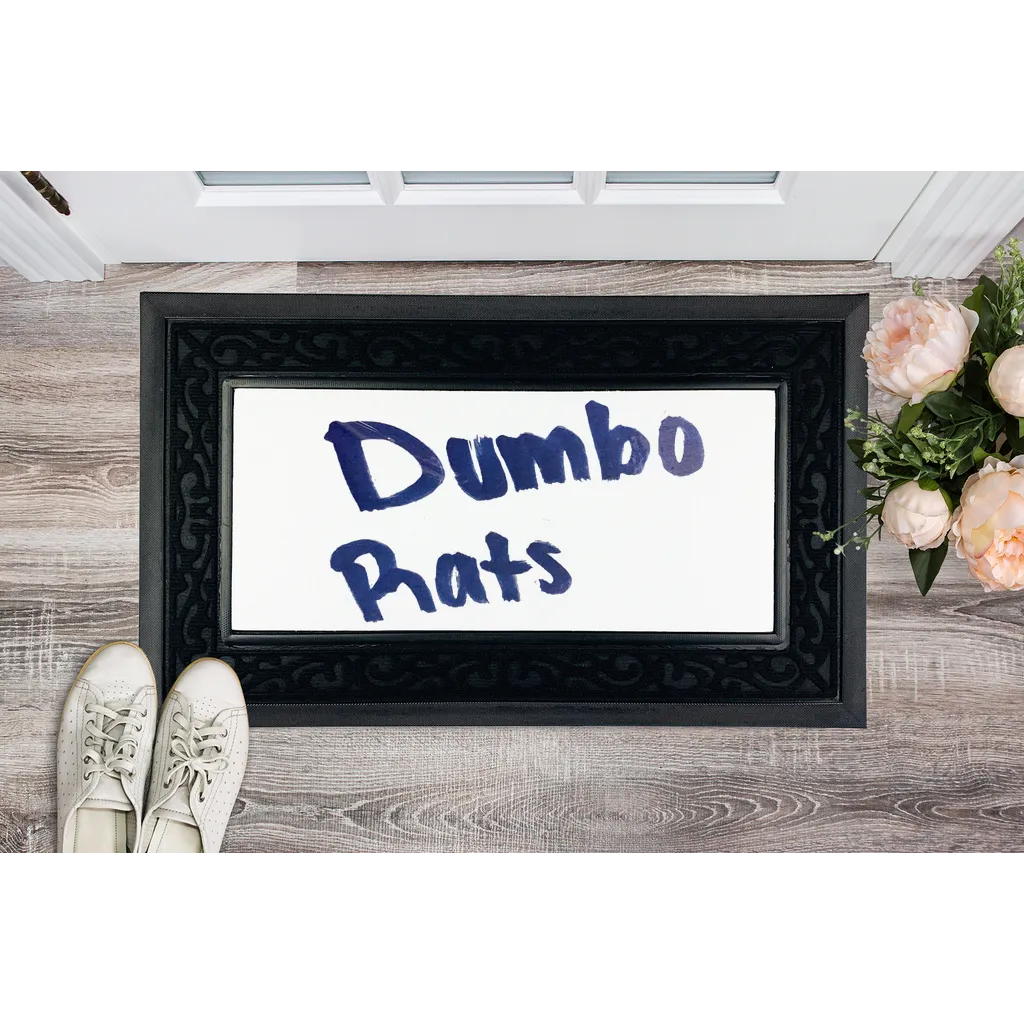 Dumbo Rats Sublimation Heavy Duty Door Mat