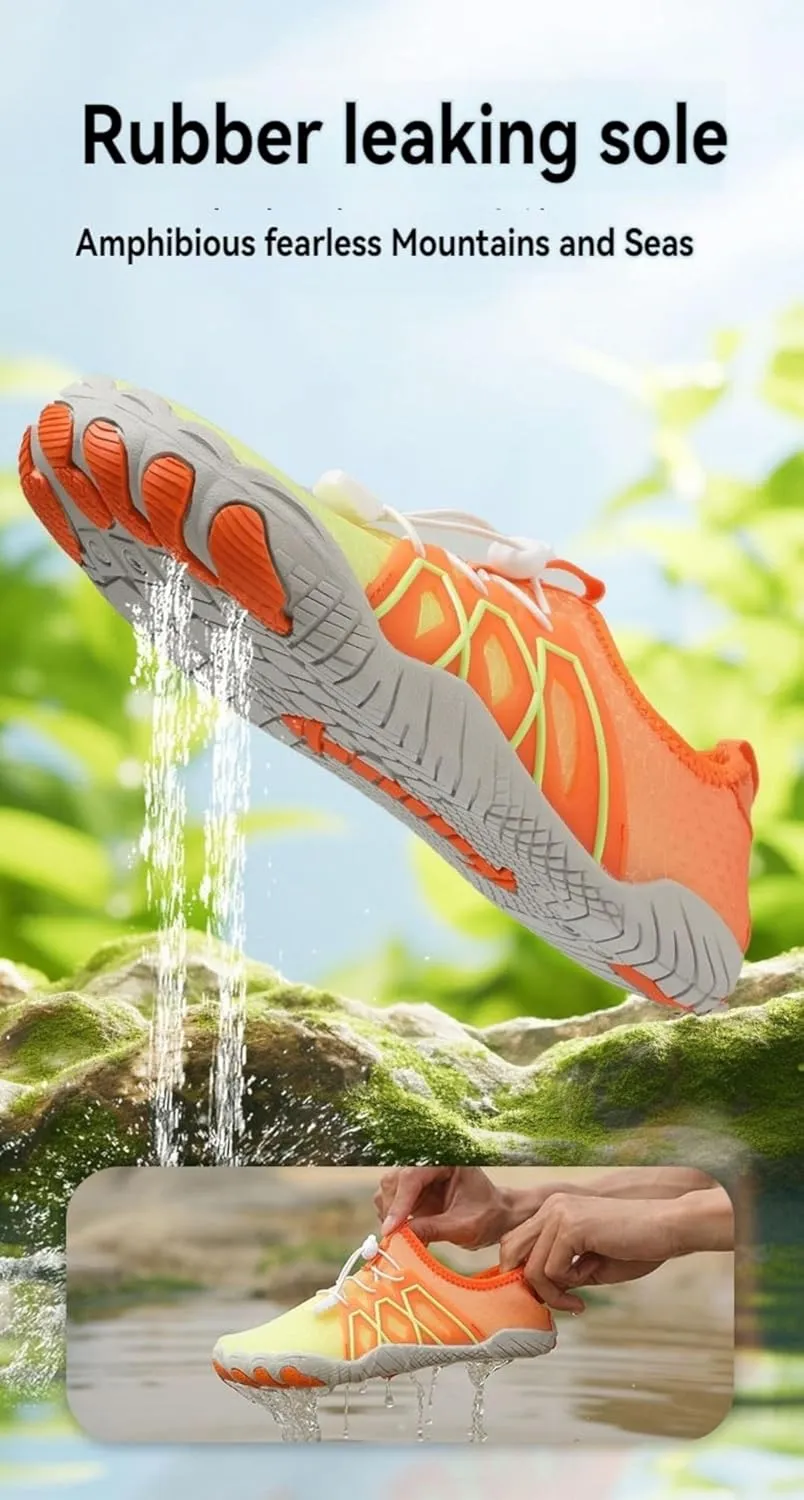 Hiking Shoes for Women Men Athletic Non Slip Water Shoes Lightweight Breathable Quick Dry Barefoot Shoes Unisex Grounded Footwear for Swimming Running Climbing Camping Surfing Riding Kayaking