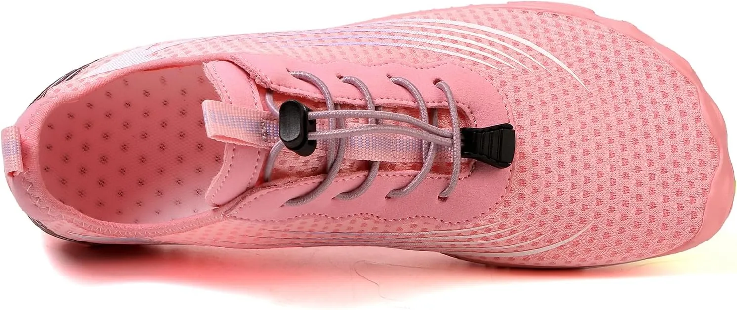Hiking Shoes for Women Men Wide Toe Box Healthy & Non-Slip Barefoot Shoes Summer Breathable Lightweight Water Shoes Unisex Quick Dry Outdoor Grounded Shoes for Exercising Running Riding Swimming