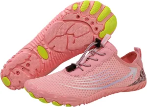Hiking Shoes for Women Men Wide Toe Box Healthy & Non-Slip Barefoot Shoes Summer Breathable Lightweight Water Shoes Unisex Quick Dry Outdoor Grounded Shoes for Exercising Running Riding Swimming