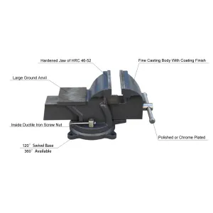 HIS-150 Ductile Iron Heavy Duty Bench Vise