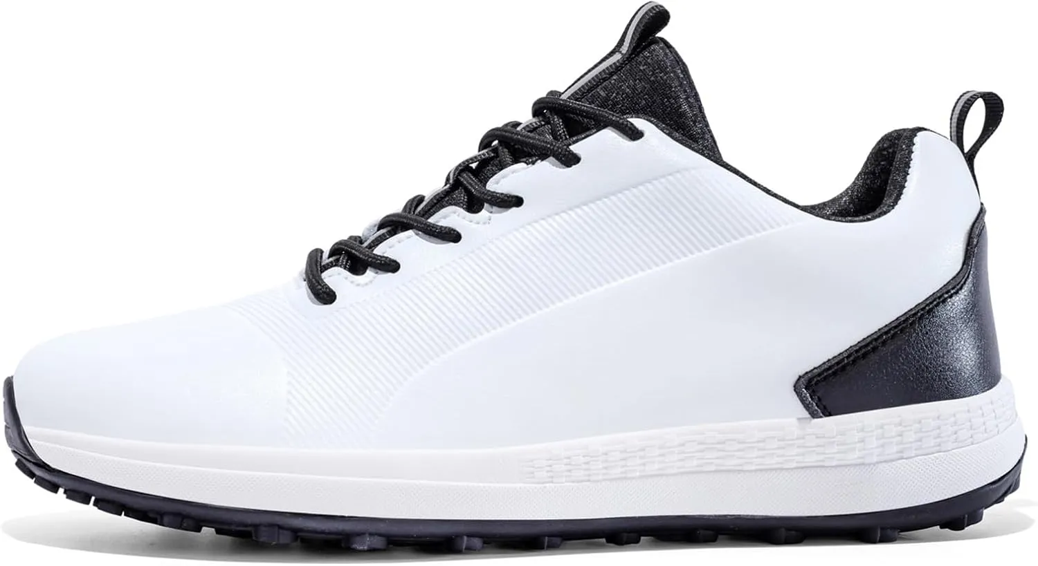 JiuQing Golf Shoes Men Waterproof Professional Golfing Trainers Spikeless Outdoor Anti Slip Walking Footwear