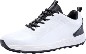 JiuQing Golf Shoes Men Waterproof Professional Golfing Trainers Spikeless Outdoor Anti Slip Walking Footwear