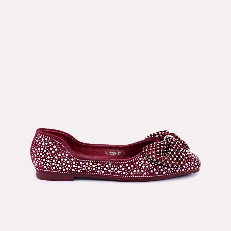 Jodie Maroon Fancy Pumps 0431243