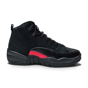 Juniors Nike Air Jordan 12 Retro  - 510815 006 - Dark Grey Rush Pink