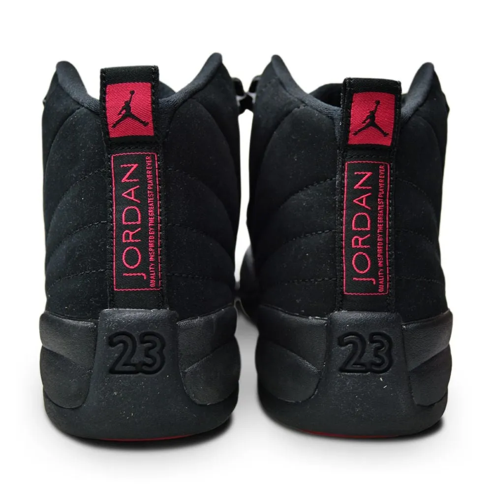 Juniors Nike Air Jordan 12 Retro  - 510815 006 - Dark Grey Rush Pink