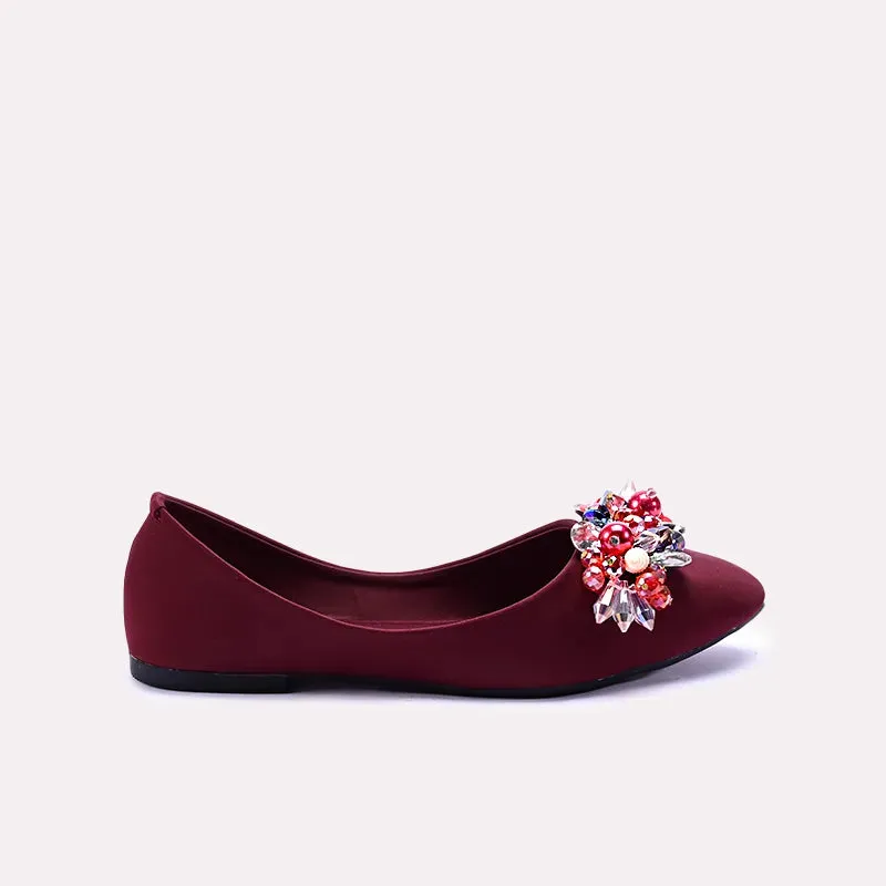 Pulse Maroon Fancy Pumps 0431083
