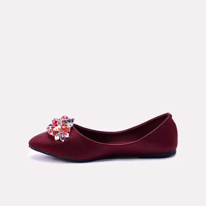 Pulse Maroon Fancy Pumps 0431083
