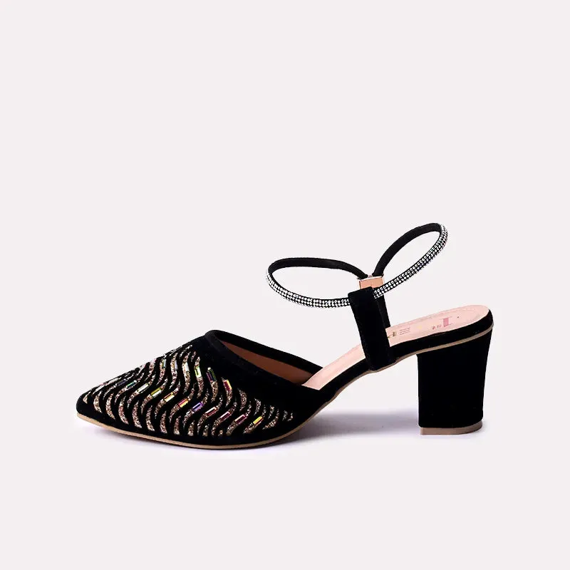 Rebel Black Fancy Pumps 0431146