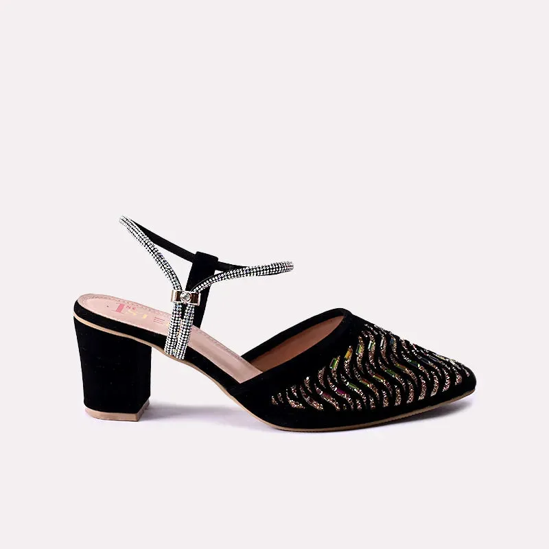 Rebel Black Fancy Pumps 0431146