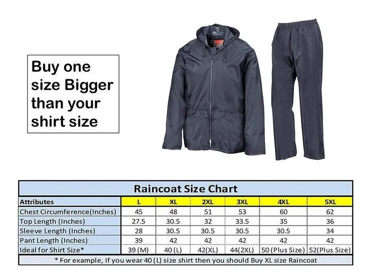 Romano nx 100% Waterproof Camouflage Rain Coat Men Heavy Duty Double Layer Hooded with Jacket and Pant in a Storage Bag