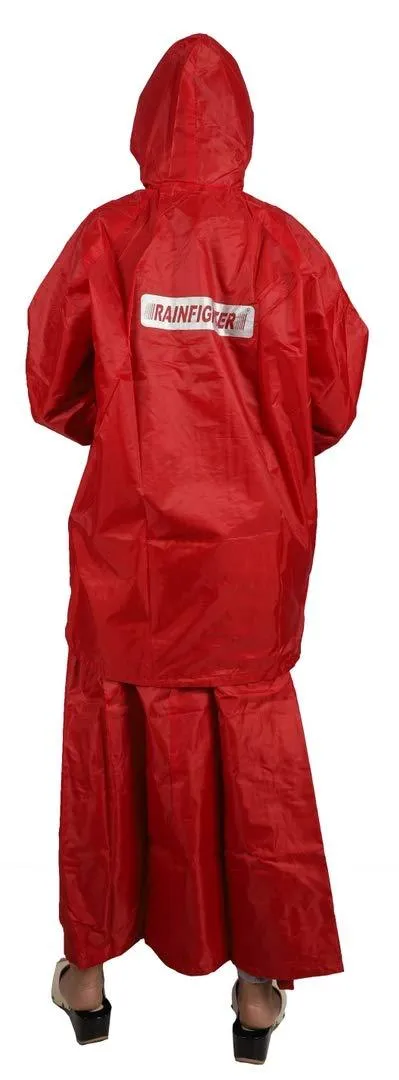 Romano nx 100% Waterproof Heavy Duty Double Layer Hooded Rain Skirt and Jacket for Women in a Storage Bag