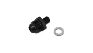 Vibrant Male AN to Metric Straight Adapter; Size: -6AN Metric: 22mm x 1.5 - 16621